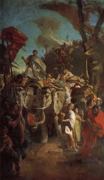 Giovanni Battista Tiepolo The Triumph of Aurelian France oil painting art
